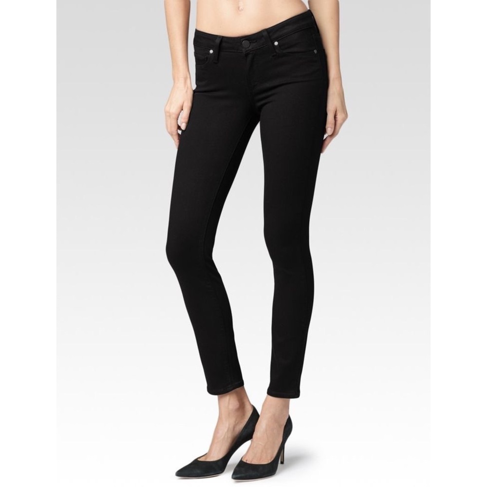 Paige Verdugo Ultra Skinny Black Fog Black Jeans